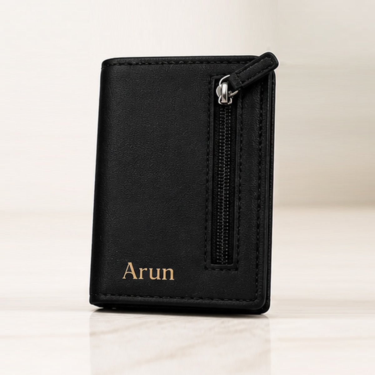 Personalized Leather RFID Card Holder Wallet