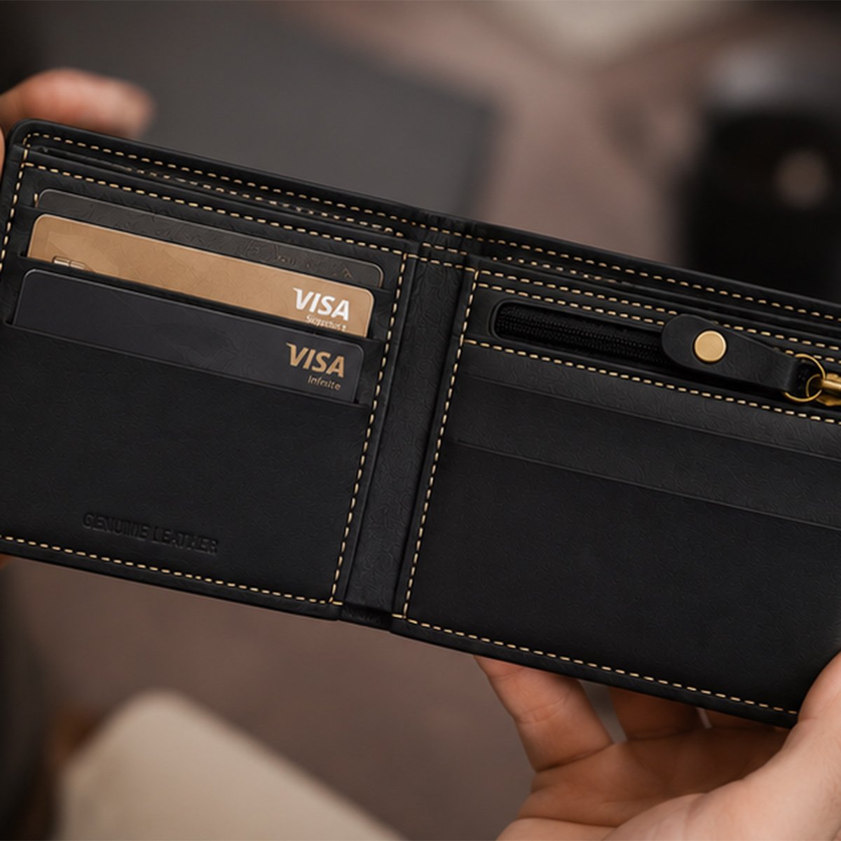 Personalized Leather Men's Leather Wallet