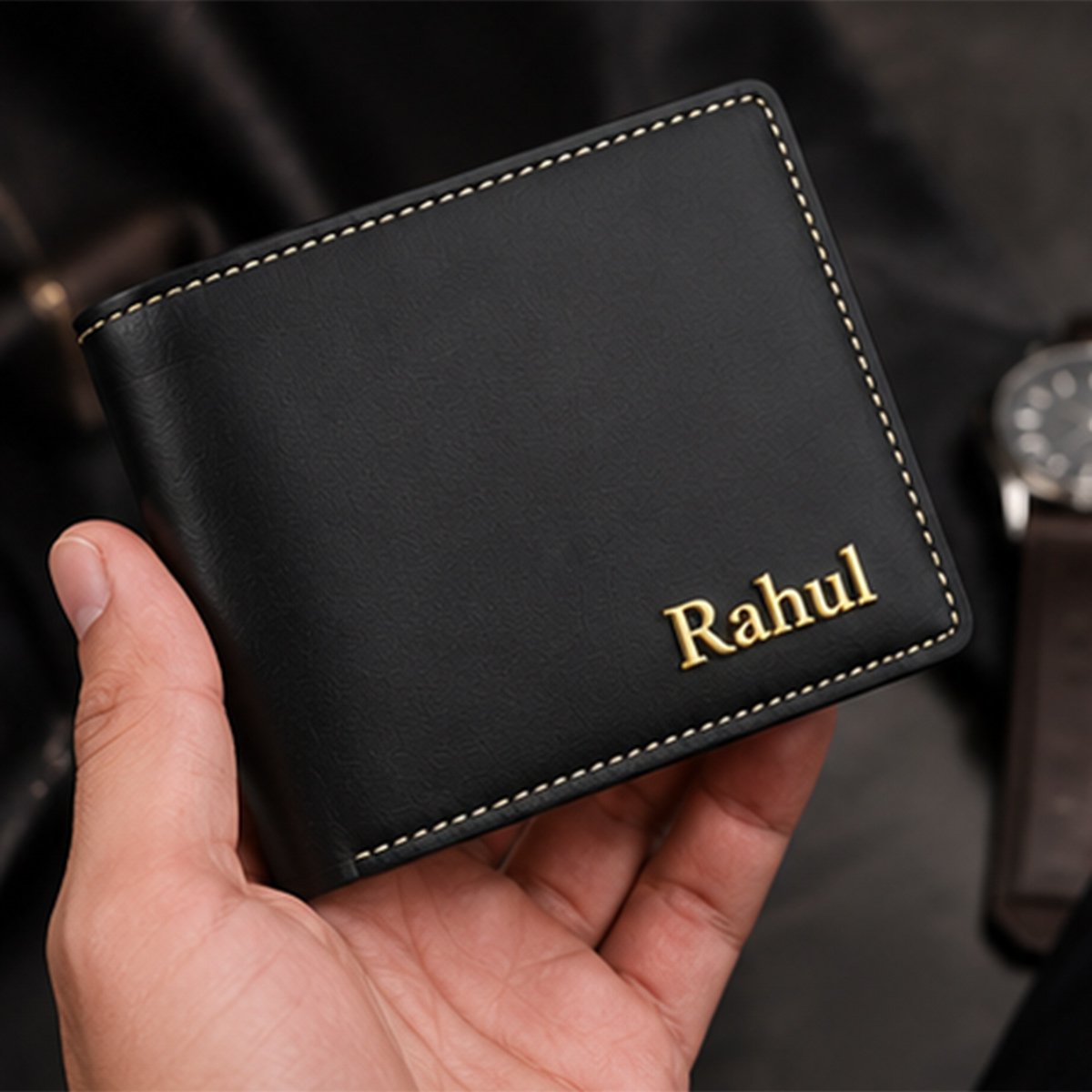 Personalized Leather Men's Leather Wallet