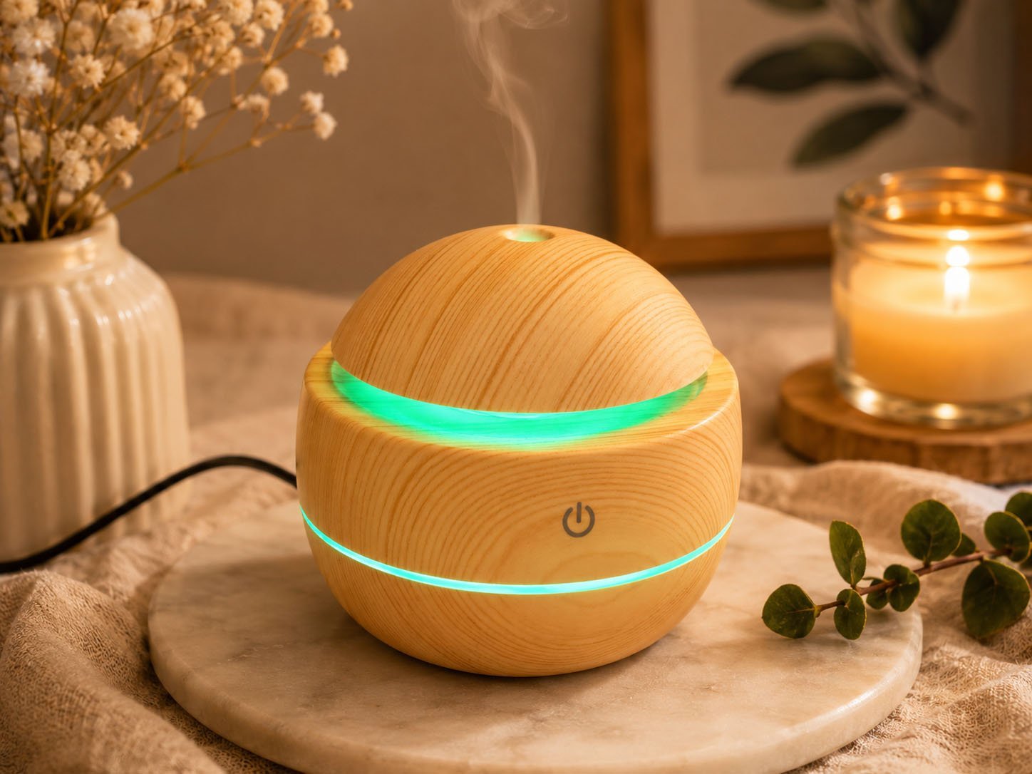 USB Aroma Diffuser with LED Light