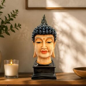 Serene Buddha Head Showpiece