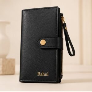 Personalized leather travel organiser