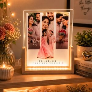 Personalized Anniversary LED Acrylic Photo Frame – A Beautiful Symbol of Your Love