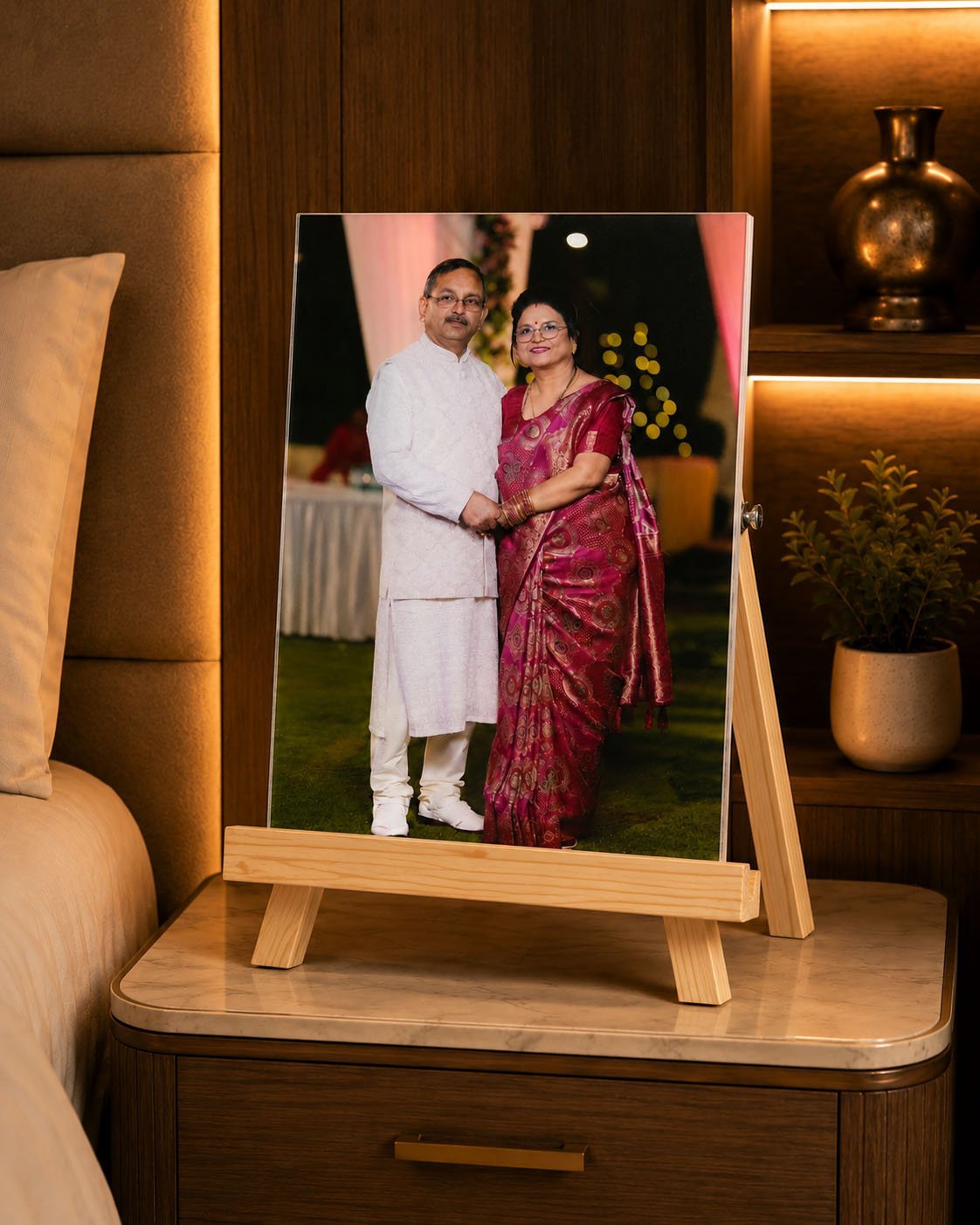 Personalized Couple Photo Acrylic Frame – A Timeless Keepsake of Love