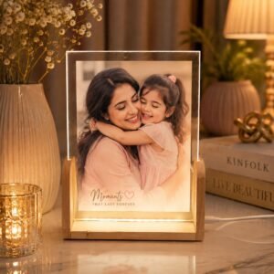 Personalized Mother & Daughter LED Acrylic Photo Frame – Moments That Last Forever