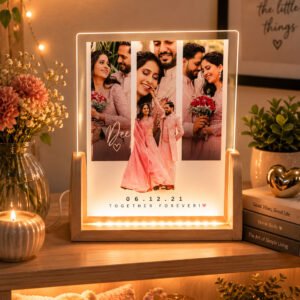 Personalized Anniversary LED Acrylic Photo Frame – A Beautiful Symbol of Your Love
