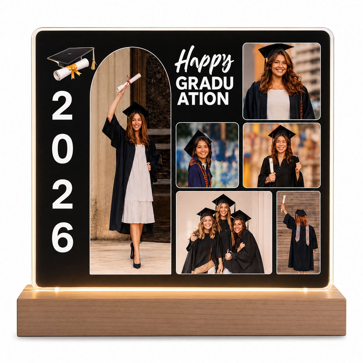 Graduation LED Acrylic Photo Frame – A Timeless Keepsake